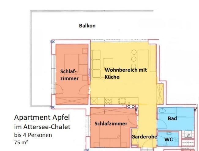 Attersee-Chalet Angermann Familie Spalt Steinbach am Attersee Habitación foto